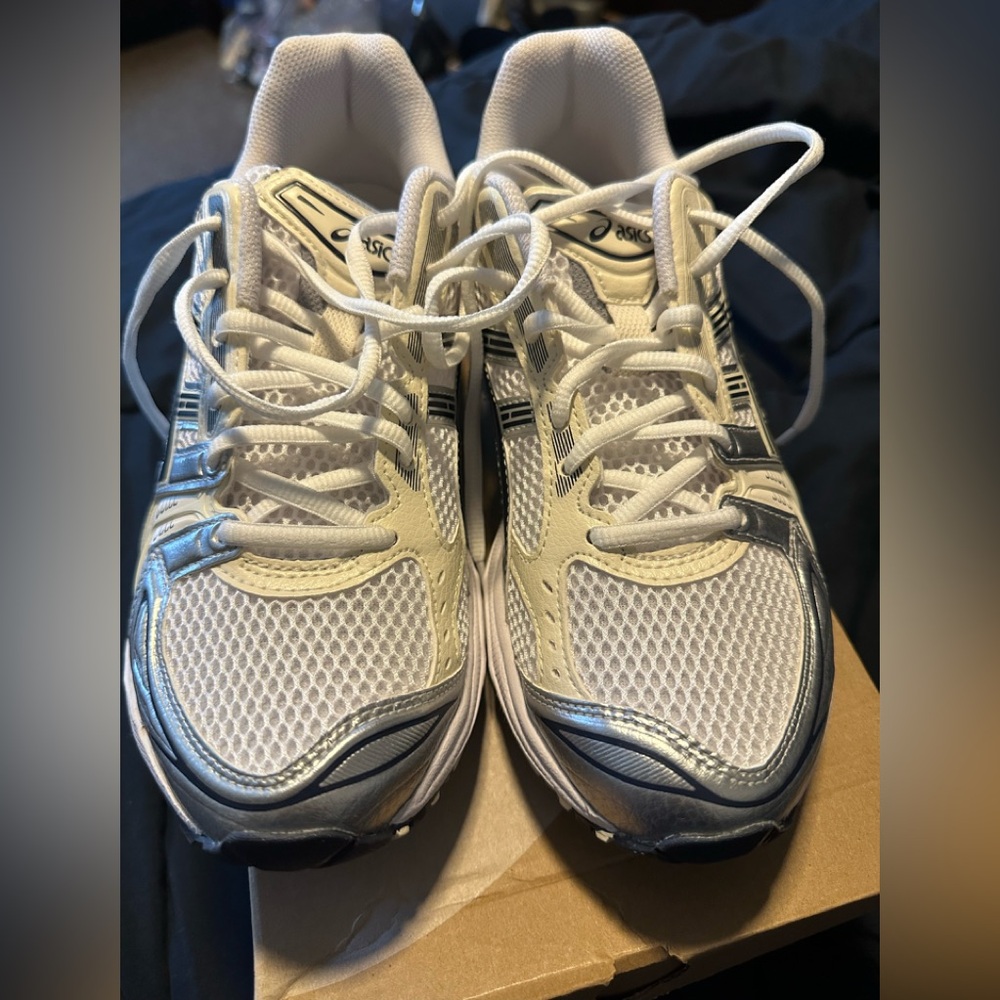 ASIC Kayano 14 white and midnight